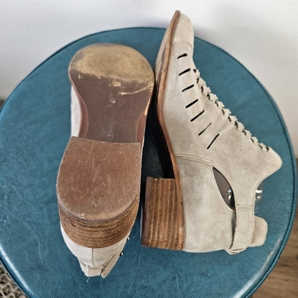 Sam Edelman Pierson Woven Cutout Booties in Putty Size 9 - Picture 7 of 10